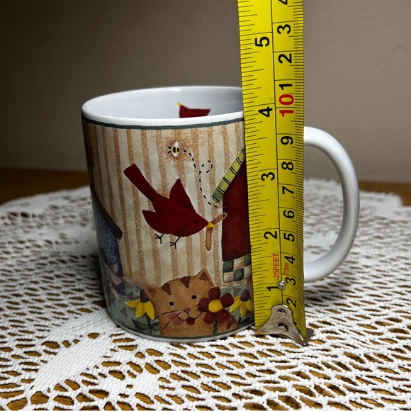 Lang & Wise Vintage “Birdsong” Collector Mug Debi Hron 1999 Thailand DH#1 Coffee - Picture 8 of 10